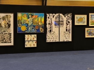 Έκθεση διακριθέντων έργων Διαγωνισμού Καλών και Εφαρμοσμένων Τεχνών στο Συνεδριακό Κέντρο