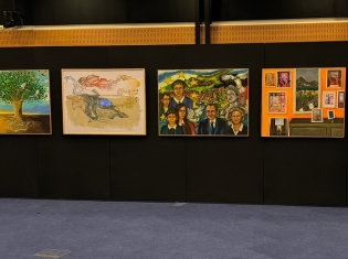 Έκθεση διακριθέντων έργων Διαγωνισμού Καλών και Εφαρμοσμένων Τεχνών στο Συνεδριακό Κέντρο